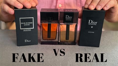 REAL vs FAKE DIOR HOMME INTENSE Testers .